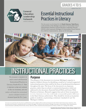 Essential Instructional Literacy 4-5